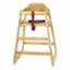 High Chair Natural 50x50 x73.5cm Unassembled 65EU