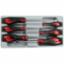 Screwdriver Set 6pc Flat PH PZ MD906N Teng