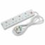 Extension Lead 2Mtr 240v 13A 4Way B4W2MP