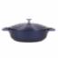 Casserole Dish Shallow 4Lt Met Blue MCMSCRD28BL