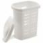 Laundry Linen Hamper 60Ltr White 510859