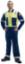 Boilersuit 52x33 Yel/Nvy Hi-Vis F/buster RO23099