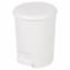 Pedal Bin Plastic Round 20Ltr White PED183/PL