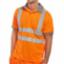 Polo Shirt 3XL Hi-Vis S/Sl Orange GO/RT BPKSEN