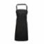 Bib Apron With Pocket Black One Size PR154