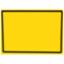 Road Sign - Yellow Blank 1050 x 750mm