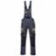 Bib & Brace Med 4 Way Stretch Metal Grey DX441