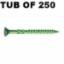 Decking Screw DX Green 4.5x75mm (Box 250)