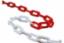 Chain Plastic 6mm x 60M Red White PC6RWP60