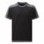 T-Shirt 151 Med Black Quick Dry 100% Polyester