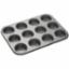 Baking Pan 12 Bun Size Non-Stick 35x27cm