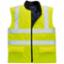 Bodywarmer 2XL Hi-Vis Yellow/Navy Rev S469