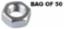 Hex Nut Steel BZP M12 (Bag of 50)