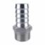 Hose Tail Hex 1/2" BSPT x 1/2" Stainless