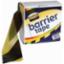 Barrier Tape Blk/Yellow Hazard 70mm x 500Mtr