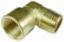 Elbow 90' 3/8" BSP M/F Brass