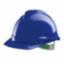 Safety Helmet V-Gard Unvented Blue MSA