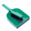 Dustpan & Brush Set Green Stiff 102942-Green