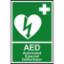 Sign "Automated External Defibrillator"