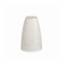 Pepper Pot Stonecast 2.5" White SWHSSPE1