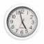 Kitchen Clock Round 241mm Dia White K978