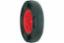 Trolley Wheel 200mm Blk Rubber Red Centre Varley