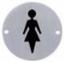 Sign "Female" 75mm Dia Pictogram SAA SP75/2