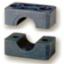 Pipe Clamp Standard 32mm OD Polyprop Grp 5