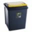 Bin Eco Recycling 50Ltr & Yellow Lid 101726-Yell