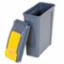 Bin Eco Recycling 25Ltr & Yell Lid 101725-Yellow