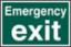 Sign "Emergency Exit" S/A 300x200mm PVC 1516