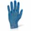 Glove Delight Vinyl PF XL Blue Disposable