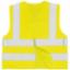 Waistcoat Age 4-6 Small Hi-Vis Ylw JN14 Kids