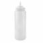 Sauce Bottle Clear 32oz 63mm Cone Tip 3263C