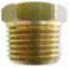 Plug Hex Head 1/2" BSPT Brass