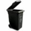 Wheelie Bin Plastic 240Ltr Black