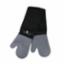 Oven Gloves Double Grey Silicone c/w Thumbs M/Cl