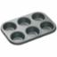 Baking Pan 6 Bun Size Non-Stick 27x18cm