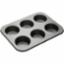 Muffin Pan Non-Stick 6 Hole American 35x26cm