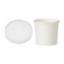 Soup Container & Lid H/D 12oz (250) Wht D50003/13