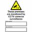 Sign "These Premises.. CCTV 200x300mm  PVC 1313