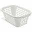 Laundry Basket 40Ltr Rectangular White 510610