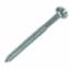 Woodscrew Round Head Pozi 10x1-1/2" BZP (200)