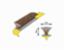 Strip Pile 5Mtr Brown Self Adhesive Exitex