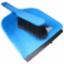 Dustpan & Brush Set 8" Blue Soft DP4SETB