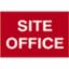 Sign"Site Office" 600x400mm PVC 4252