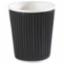 Cup Hot Drink 8oz (500) Black Ripple D02032