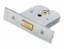 Mortice Bathroom Flat Deadlock 76x5mm PB