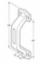 Door Gear Bow Handle Steel H/D 95-607 Coburn