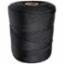 Twine Braided Black 3mm Net 1Kg Spool